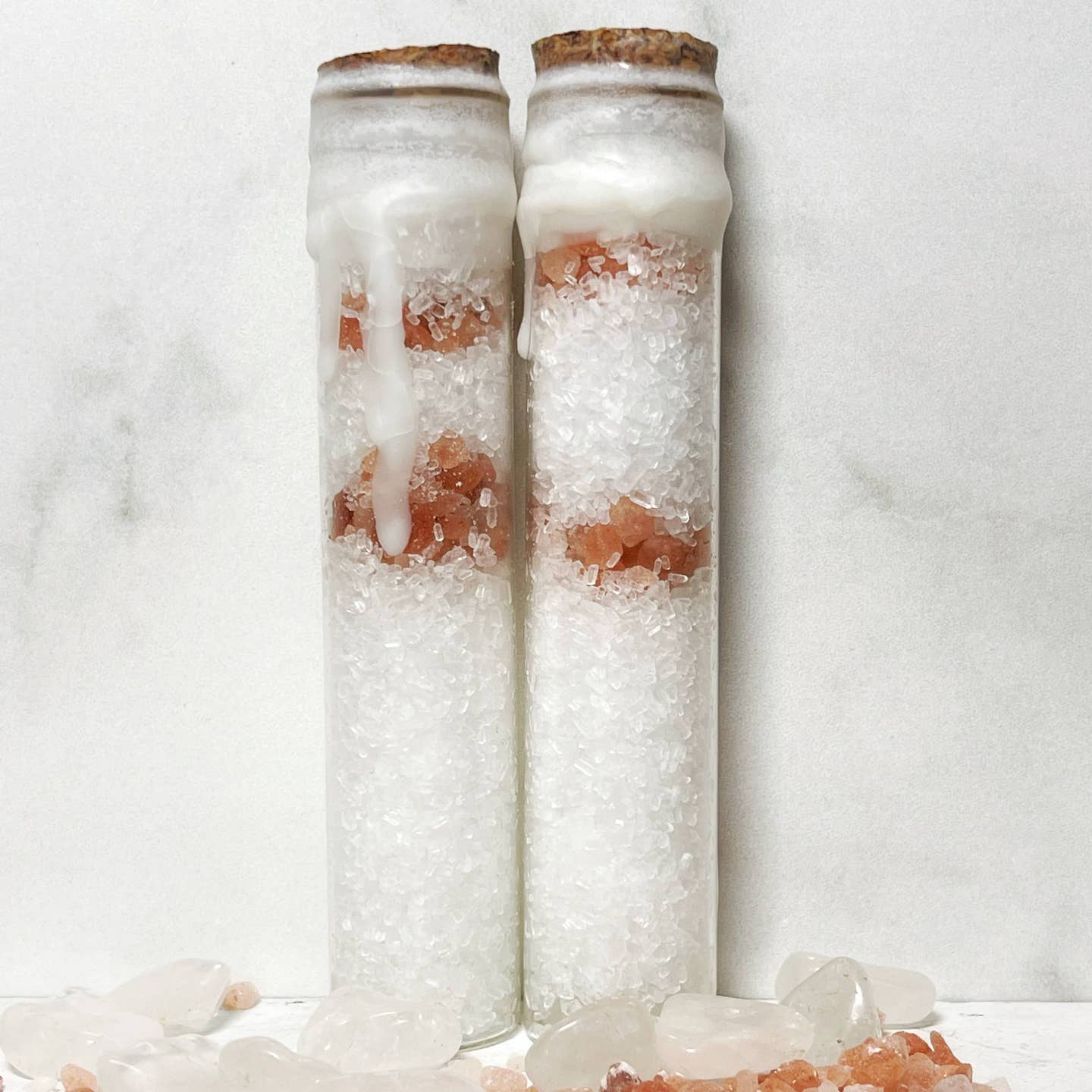 Raven's Nest Quartz Crystal & Pink Himalayan Salt Bath Shot