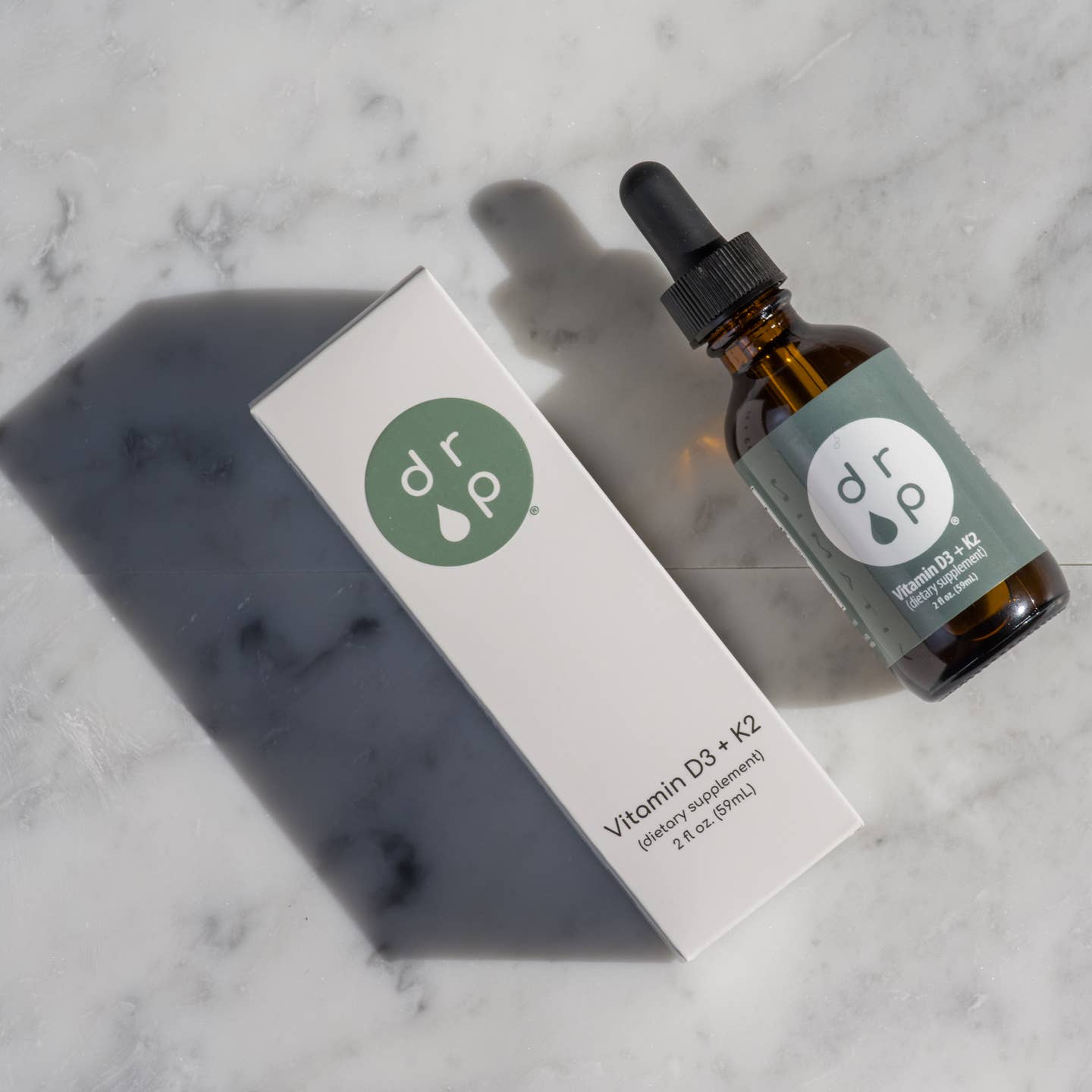Vitamin D3 + K2 Drop Supplements
