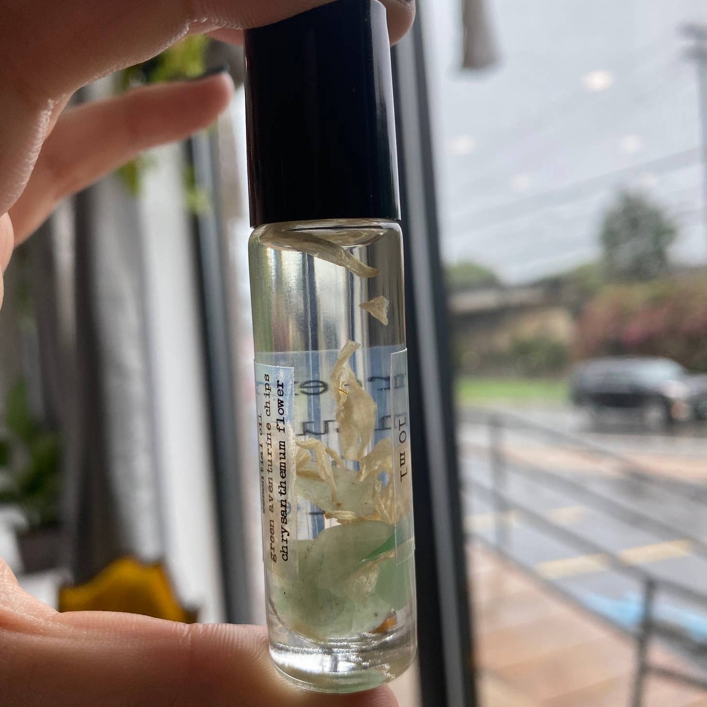 Green Aventurine Crystal Perfume Roller