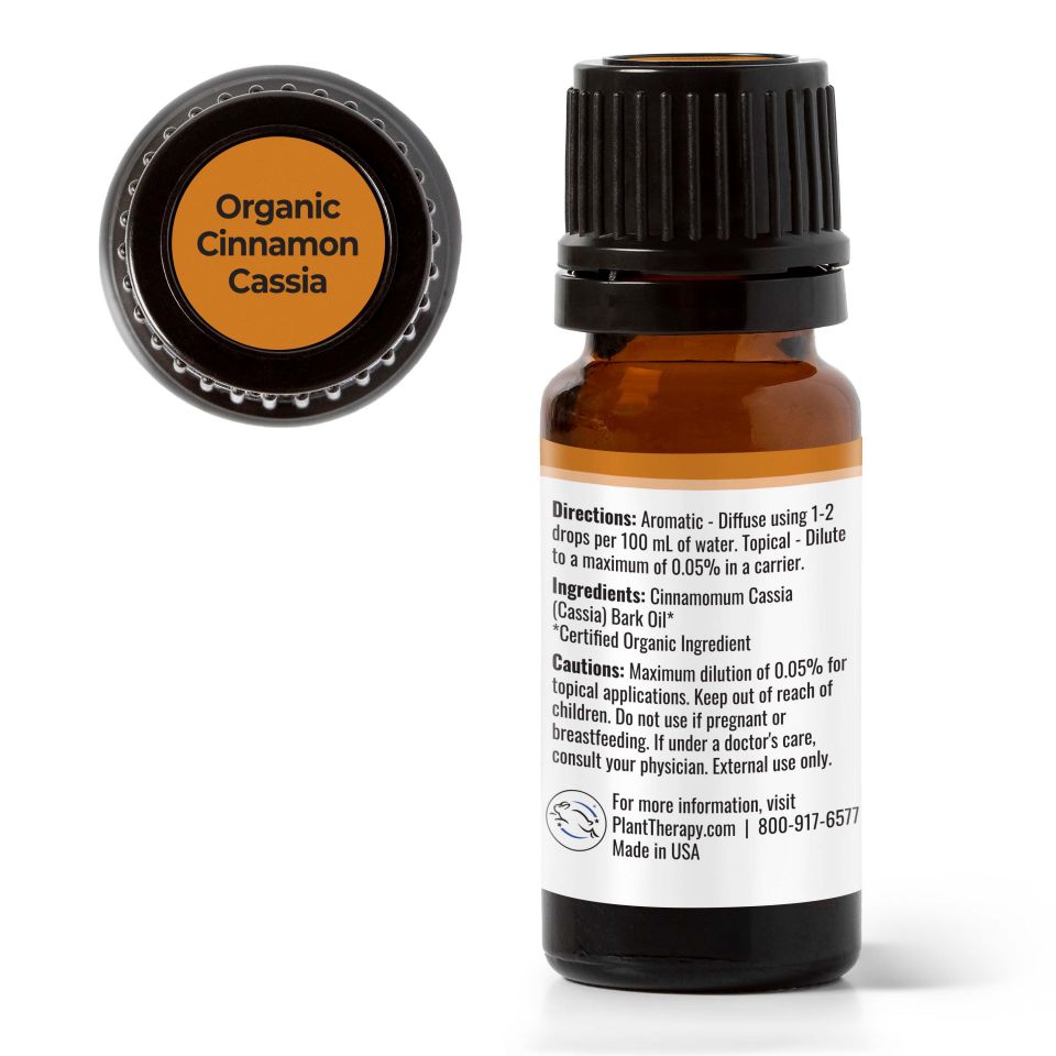 Cinnamon Cassia Organic Essential Oil 10 ml