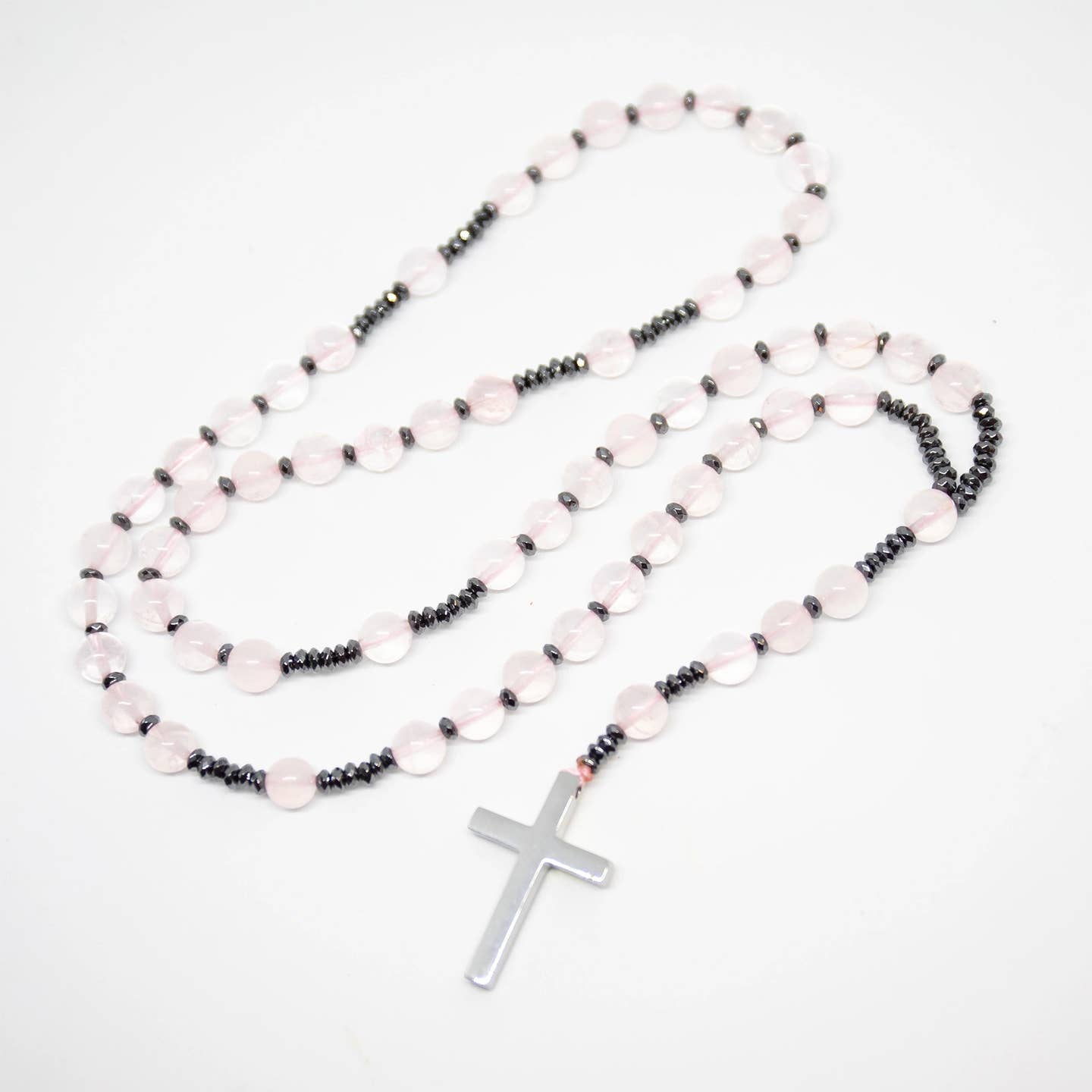 Rose Quartz Rosary - Prayer Beads - 8mm
