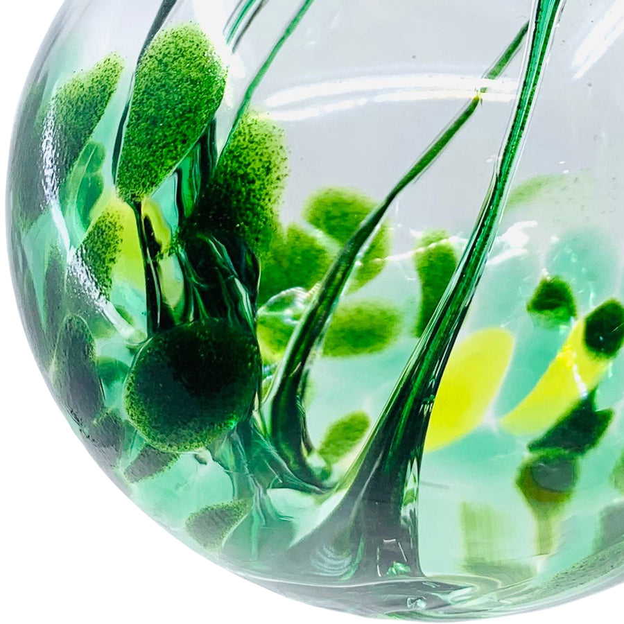 Blown Glass Wish Ball by Luke Adams 4" - Suncatcher / Witchball