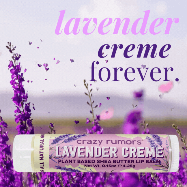 Lavender Creme Lip Balm (100% NATURAL + VEGAN)