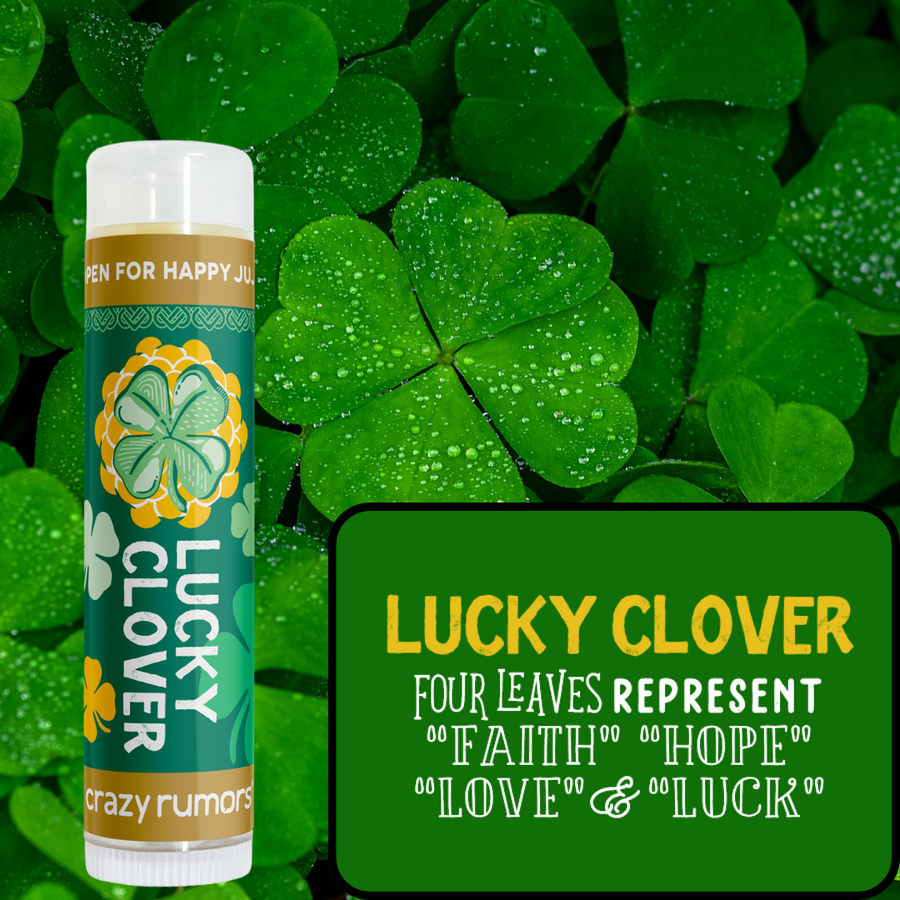 LUCKY CLOVER - HAPPY JUJU LIP BALM (100% NATURAL + VEGAN)