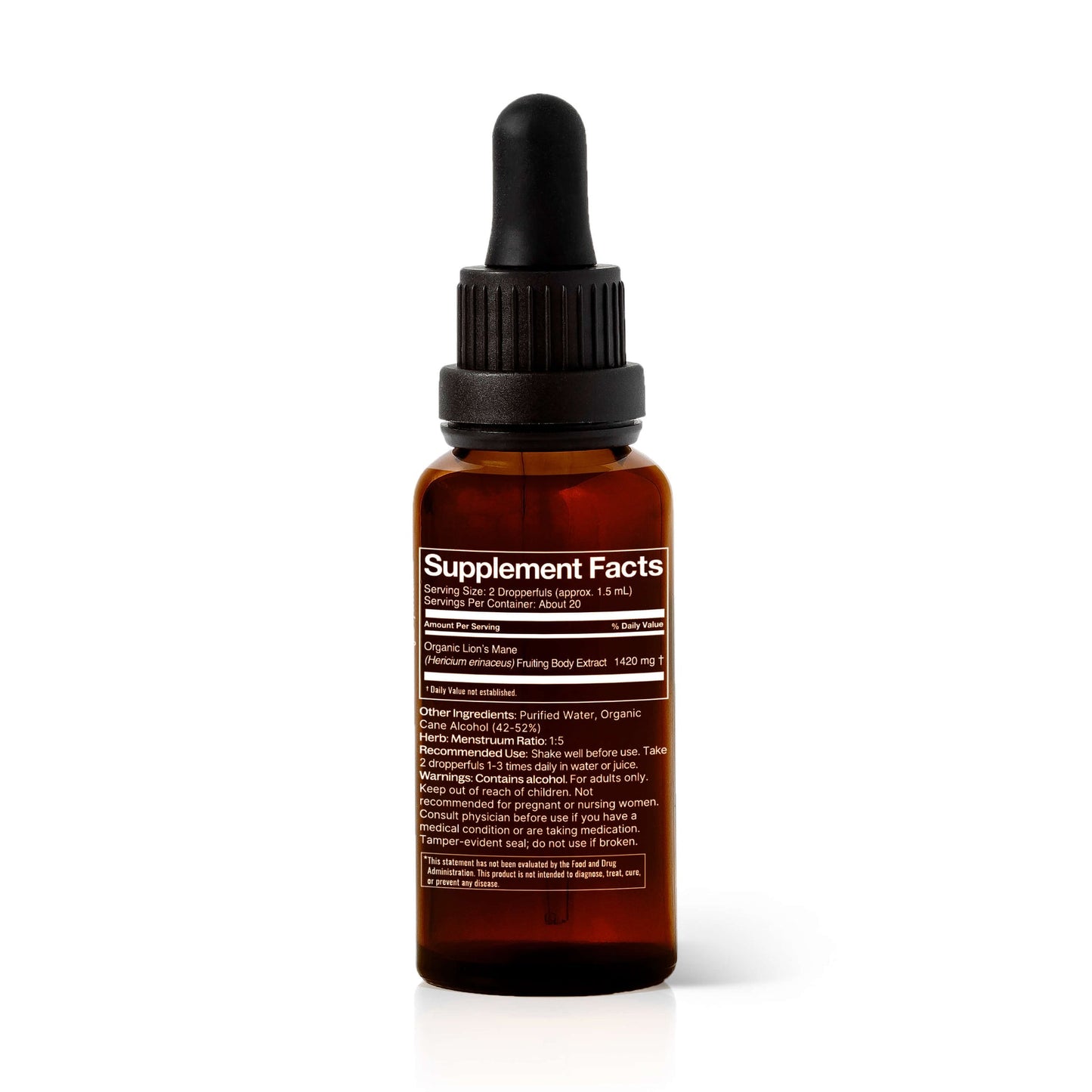 Lion's Mane Blend Herbal Organic Tincture