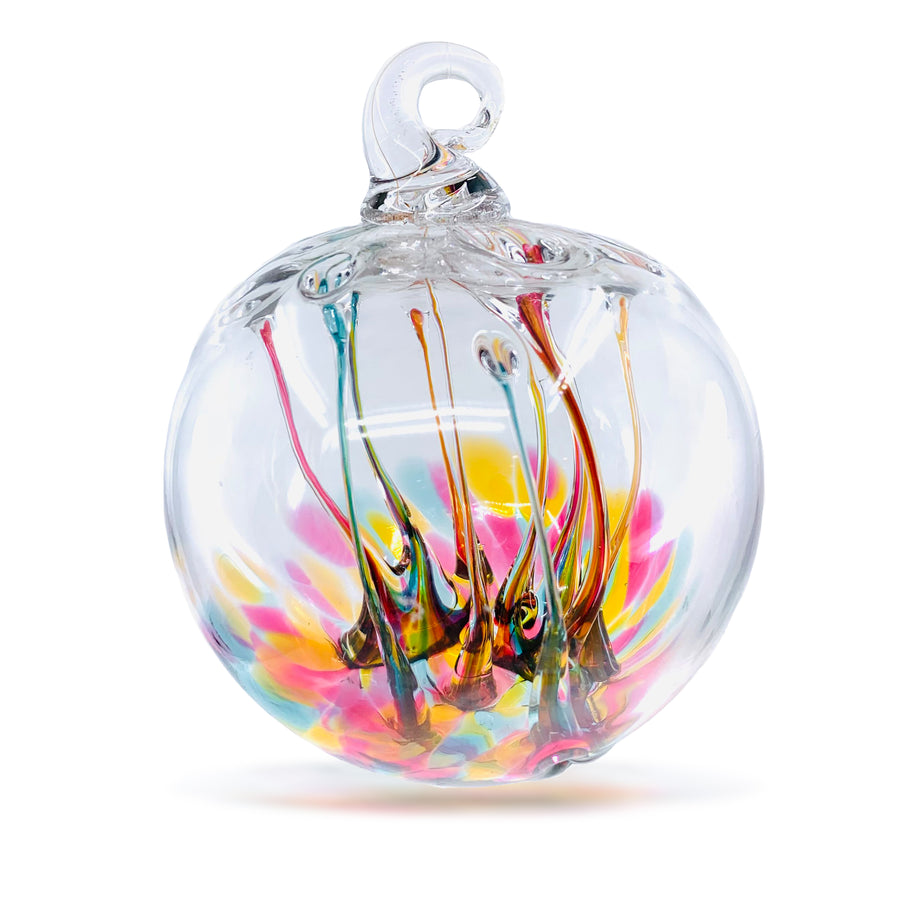 Blown Glass Wish Ball by Luke Adams 4" - Suncatcher / Witchball
