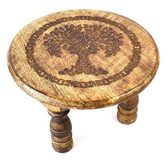 Tree of Life altar table 6"dia x 4"