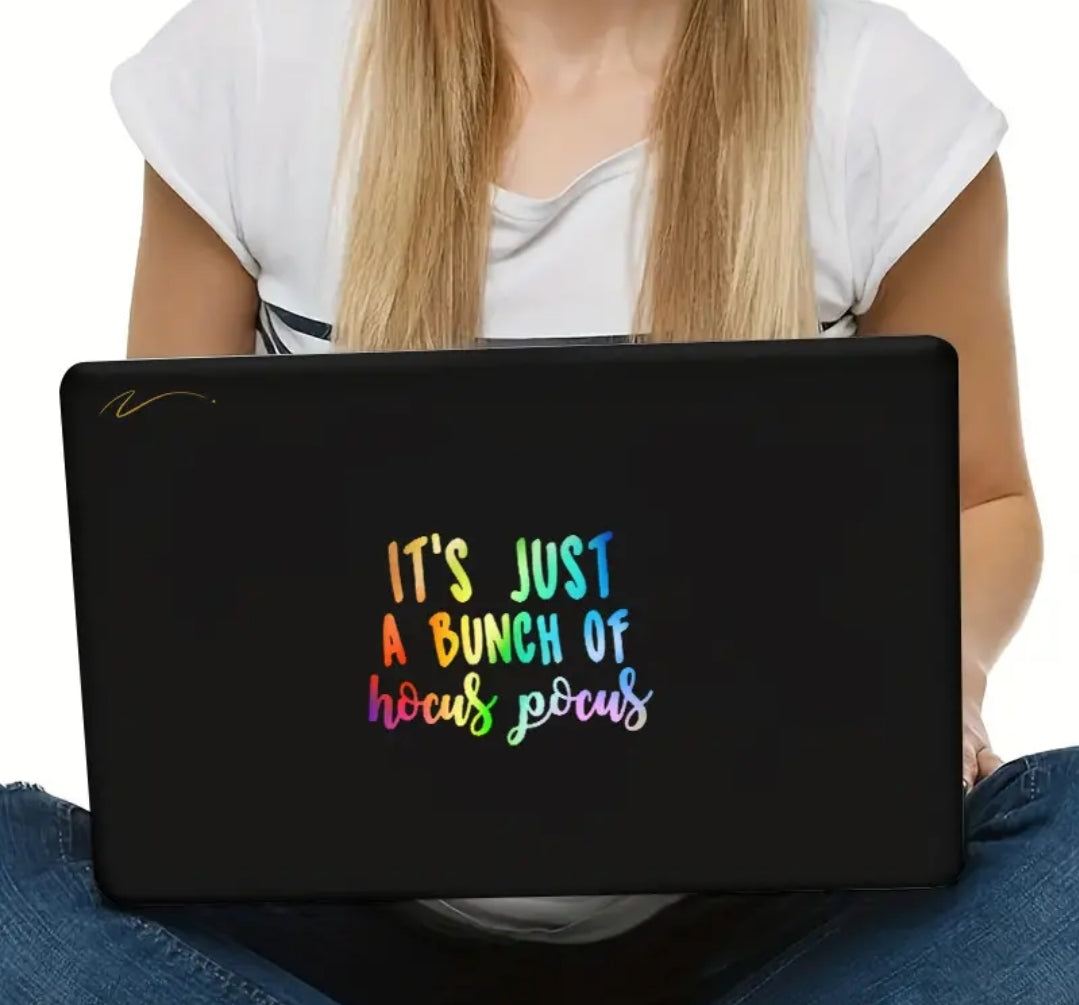 It's Just a Bunch of Hocus Pucus (Colorful Halographic) Vinyl Sticker / Car Decal
