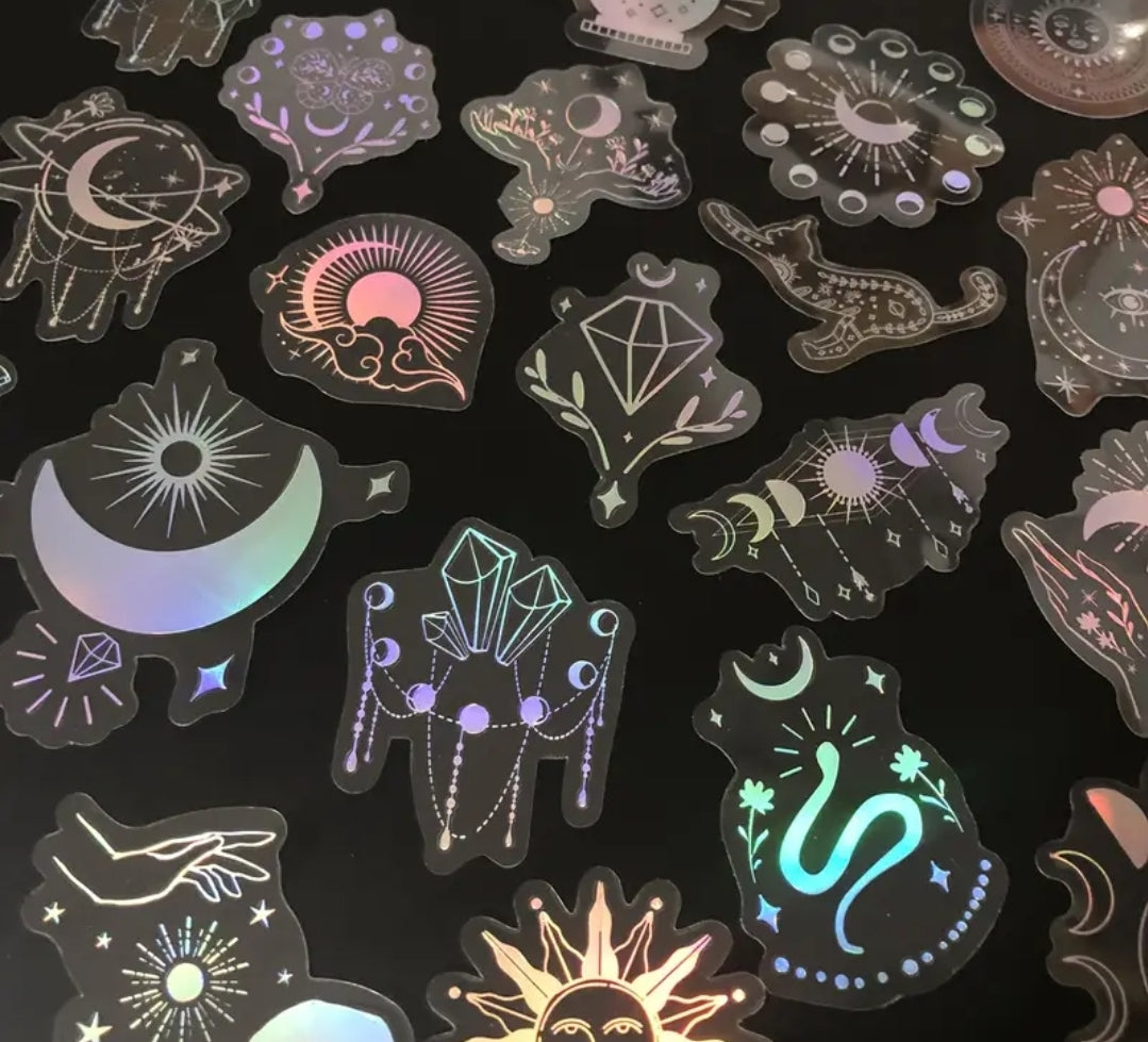 Halographic Stickers (Pack of 5)