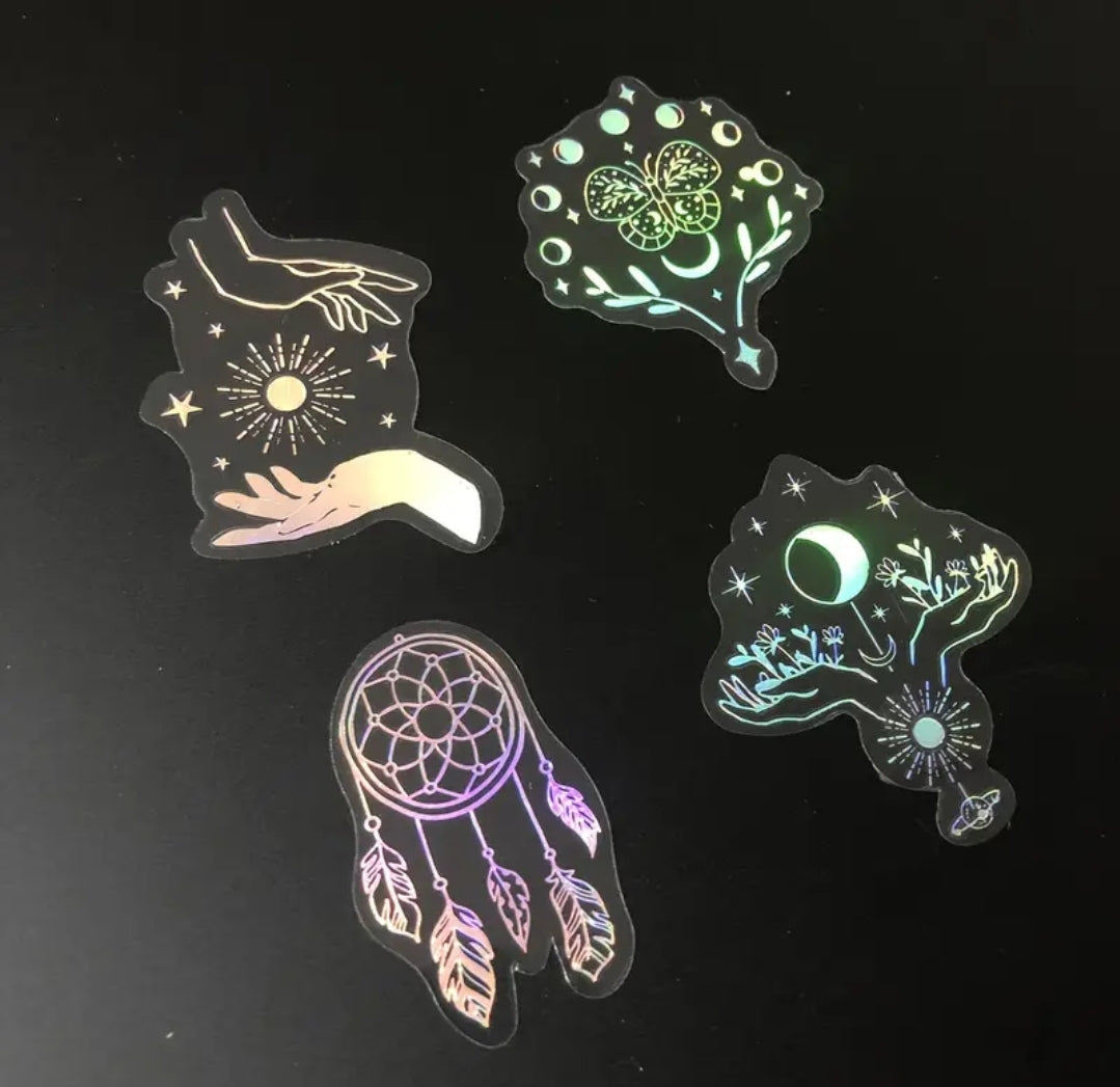 Halographic Stickers (Pack of 5)
