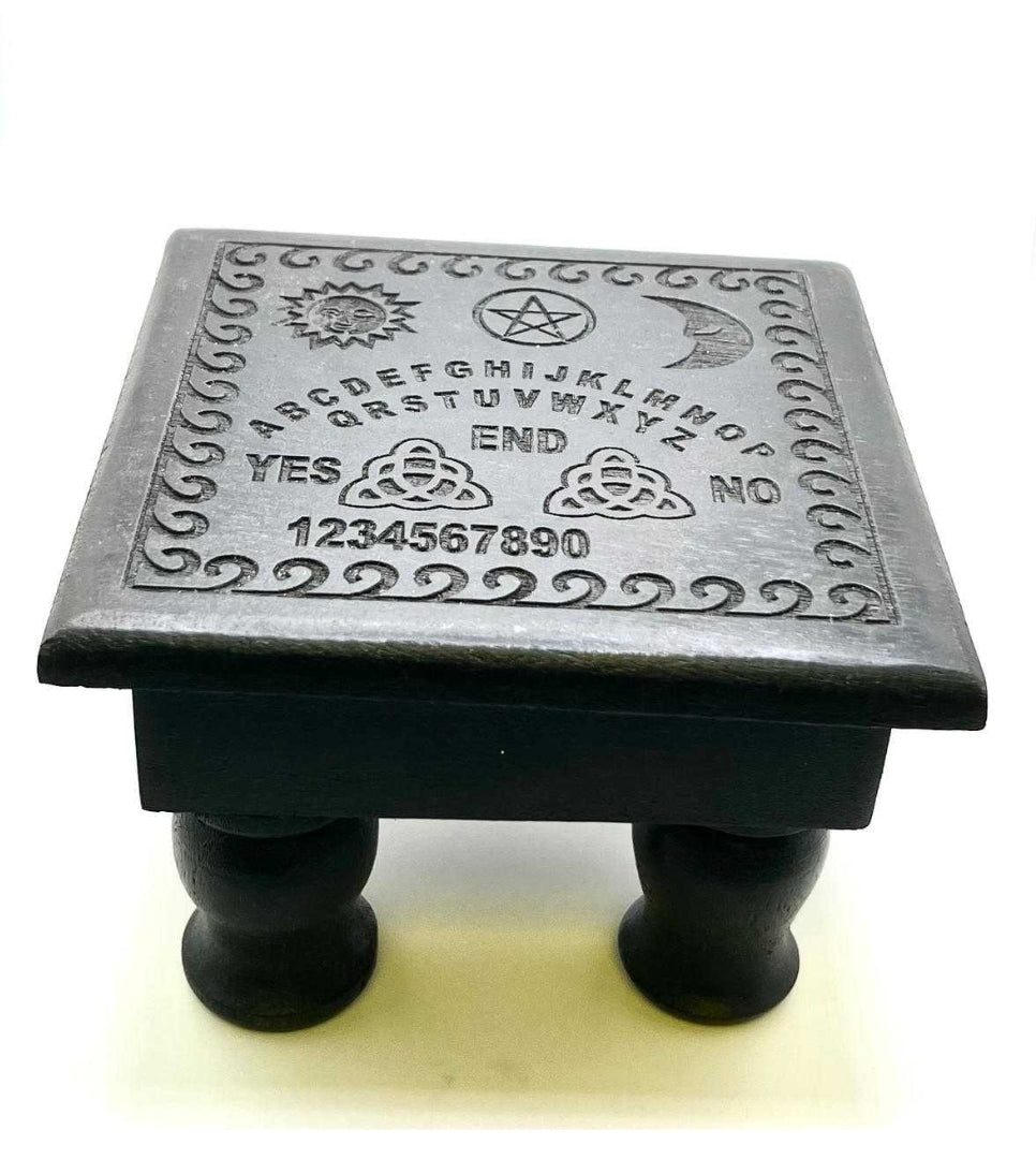 Wooden Altar table Ouija Board Black 6''x 4'