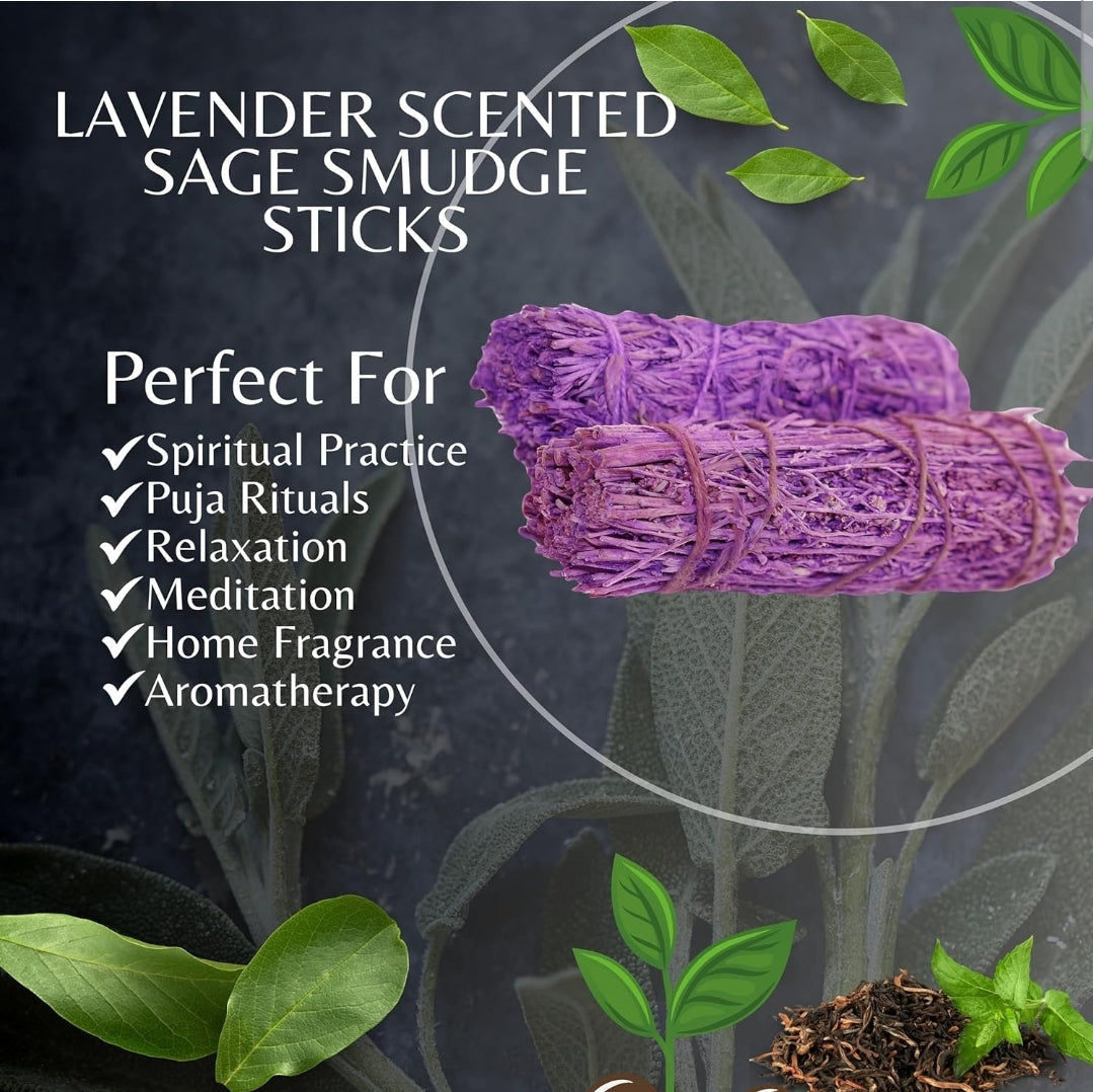 Lavender Essence Smudge Stick