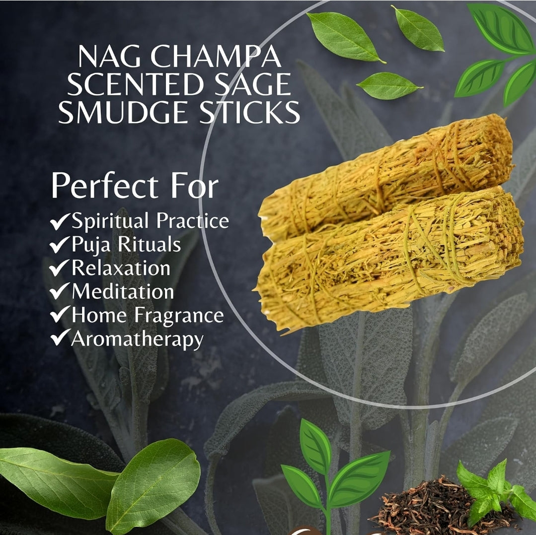 Nag Champa Sage Smudge Sticks