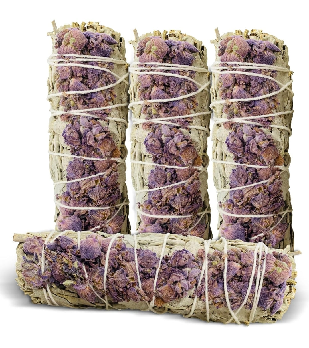 Lavender & White Sage Stick 4"