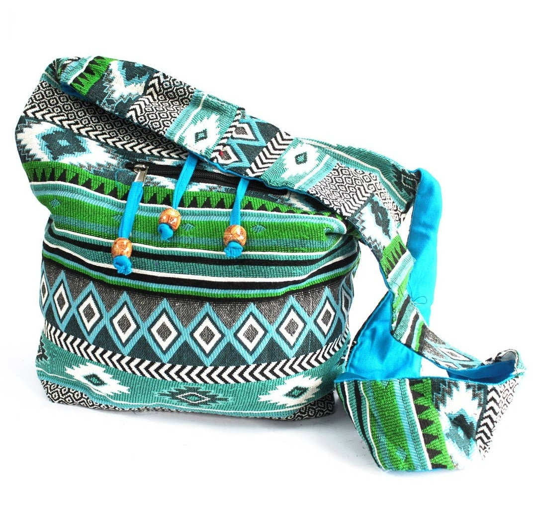Jacquard Bag - Teal Student Bag