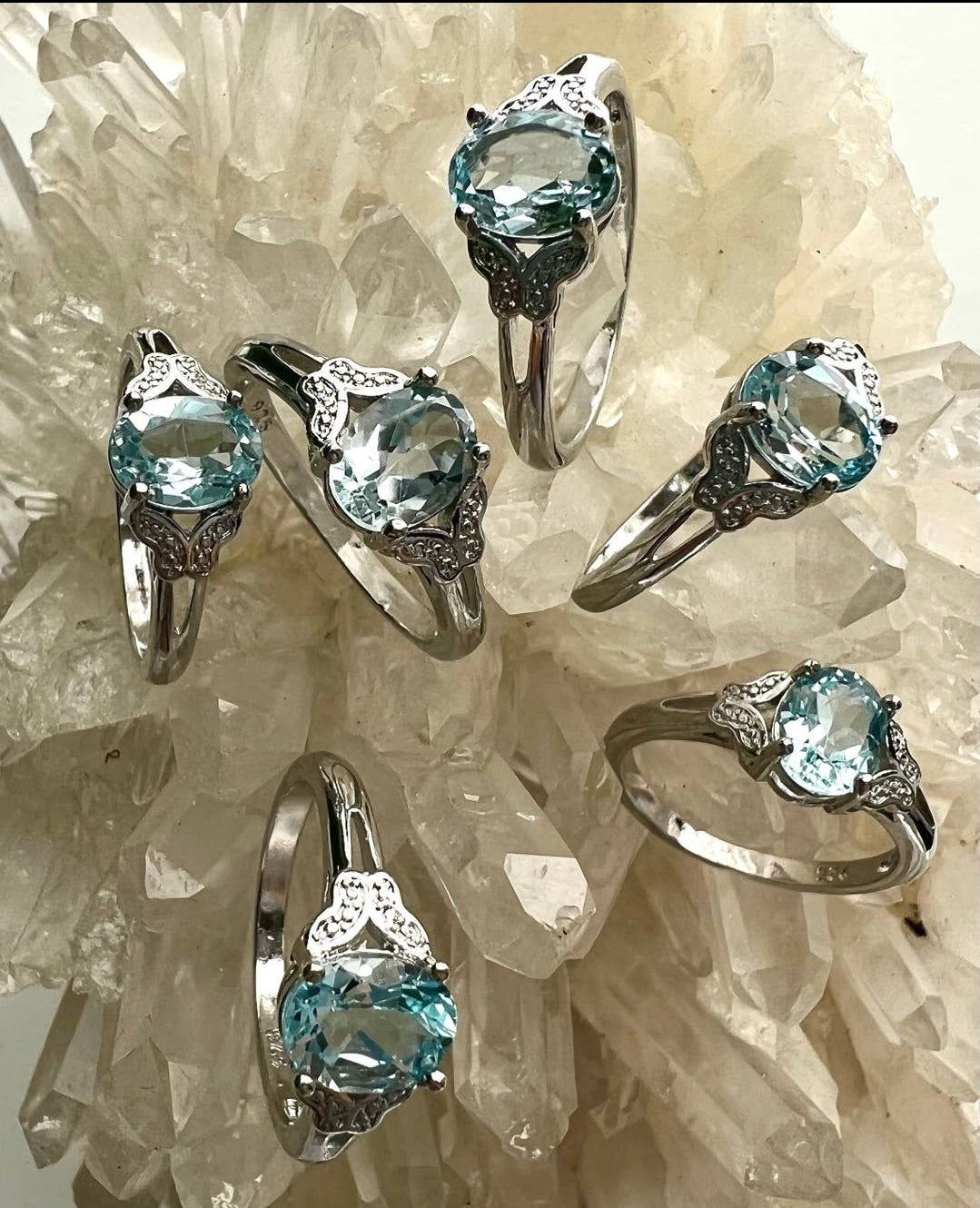 Aquamarine Gemstone Rings