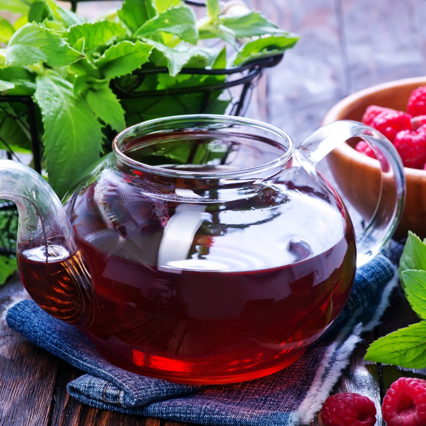 Midnight Raspberry Loose Leaf Raspberry Tea