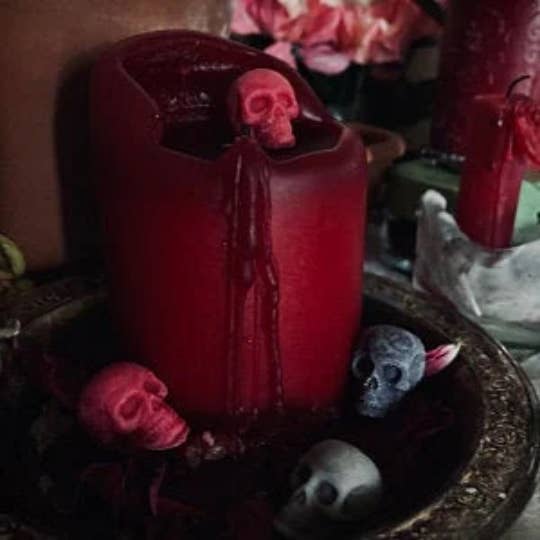 Dragons Blood Mini Skull Wax Melts