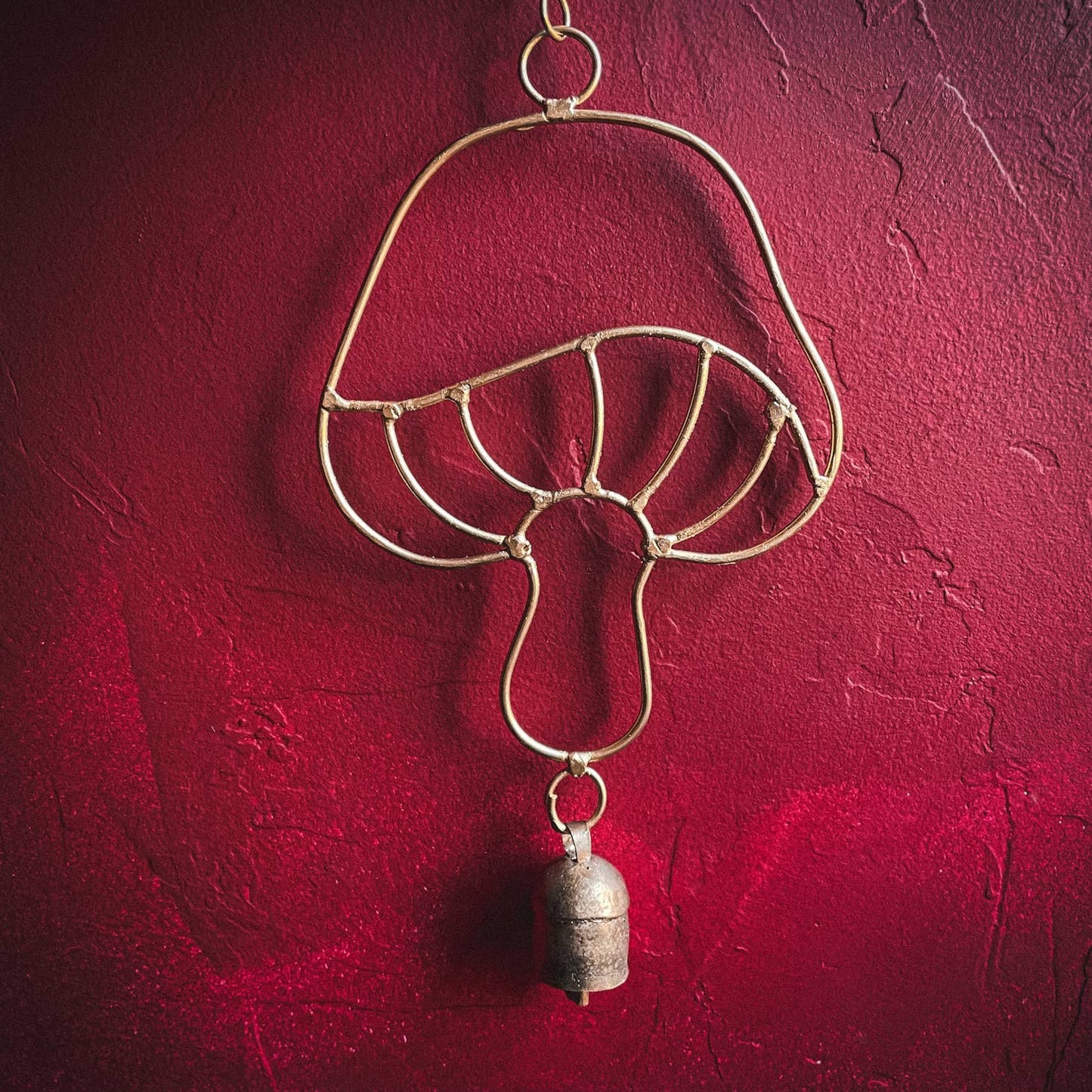 Large Mushroom Bell Chime