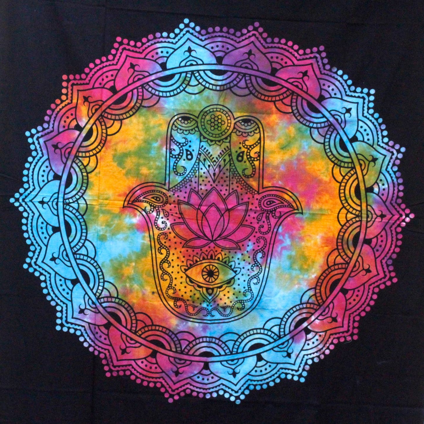Indian Cotton Tapestry Hasma Mandala
