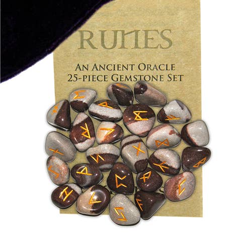 Sacred Narmada Gemstone Runes - Starlinks Gifts