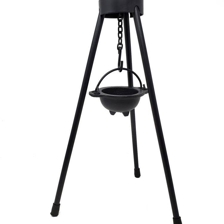 Iron Tripod Cauldrons Holder 14" High
