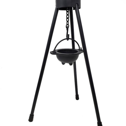 Iron Tripod Cauldrons Holder 14" High