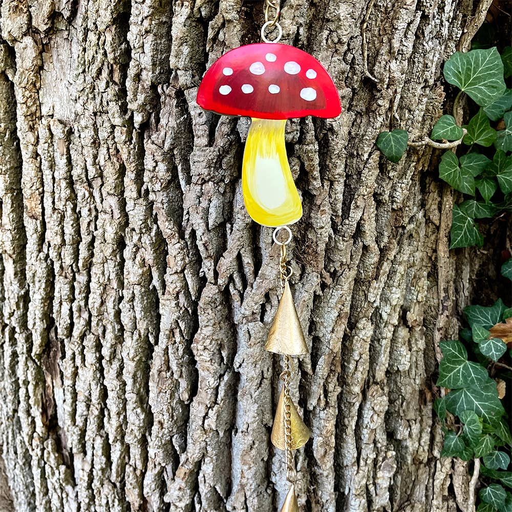 Funky Mushroom Wind Chime
