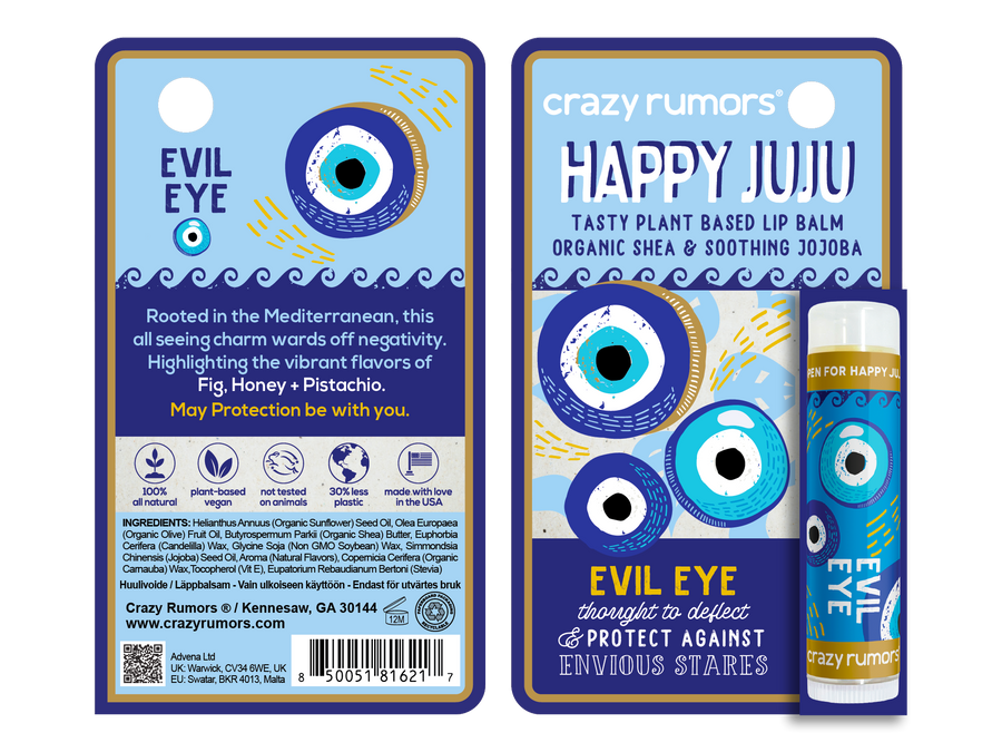 EVIL EYE - HAPPY JUJU LIP BALM (100% NATURAL + VEGAN)