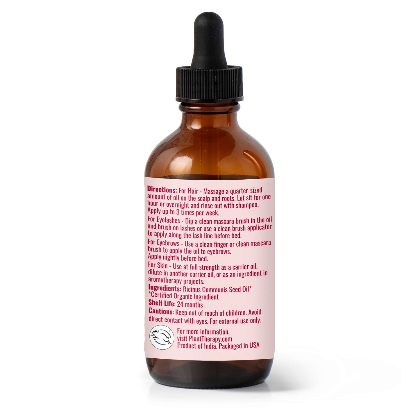 Organic Castor Oil 4 oz