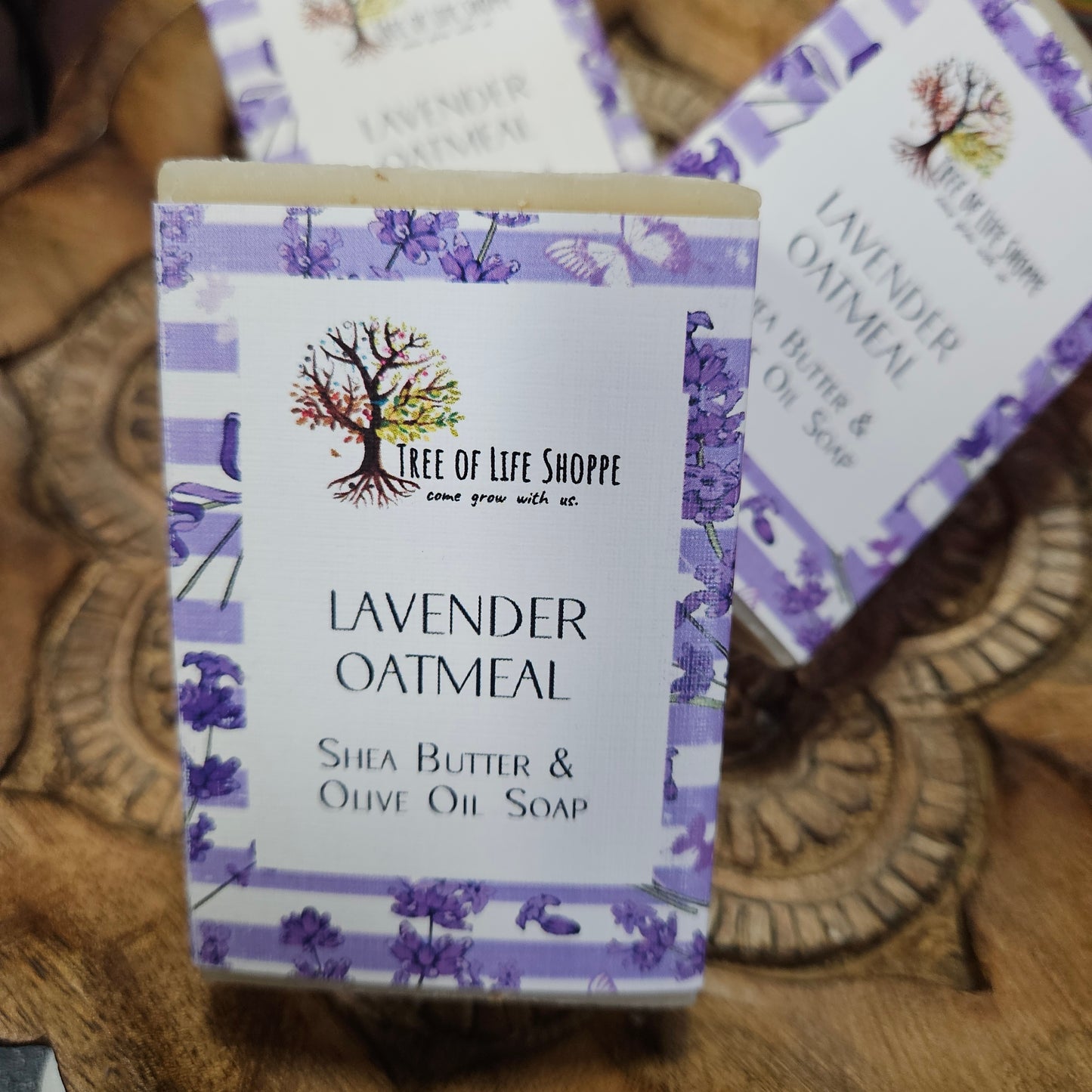 Lavender Oatmeal Soap - Shea Butter & Olive Oil Soap