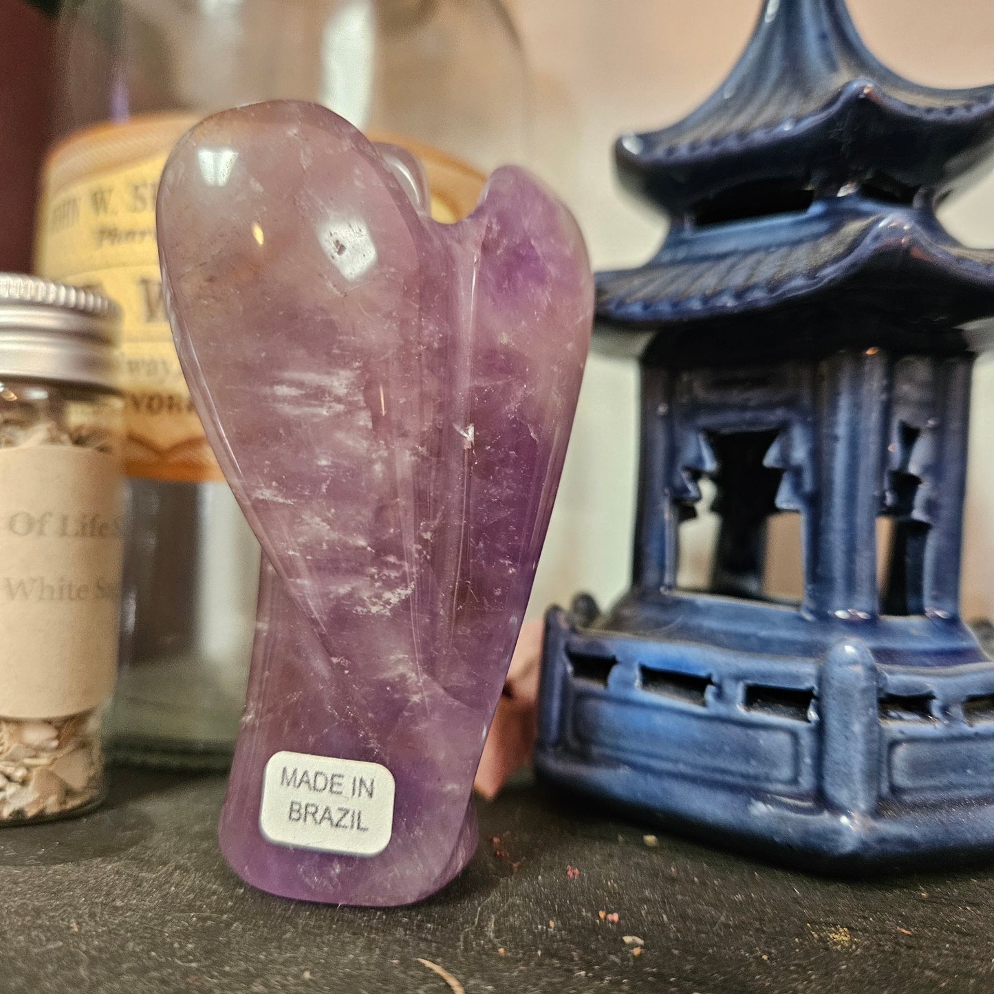 Amethyst Carved Angel