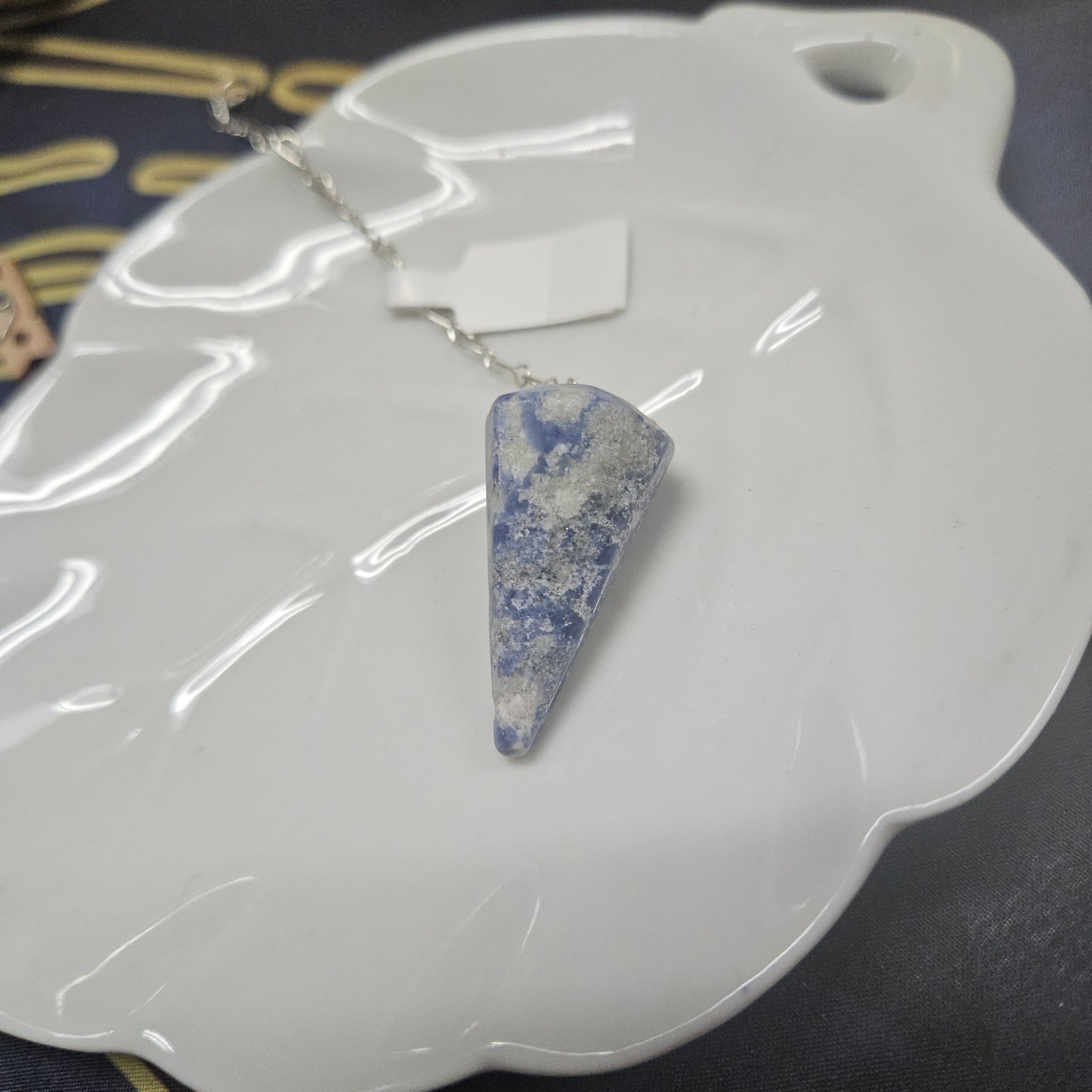 Six Sided Gemstone Pendulums - Sodalite