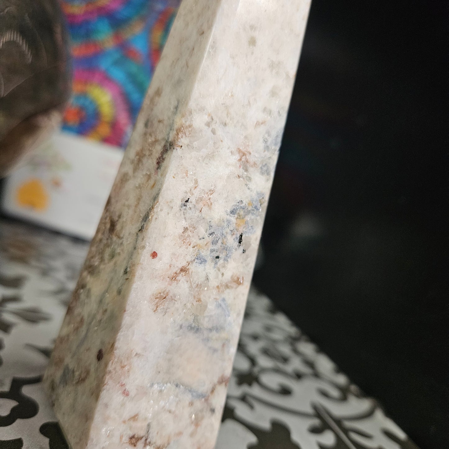 Azurite & Malachite Obelisk 4 1/2"