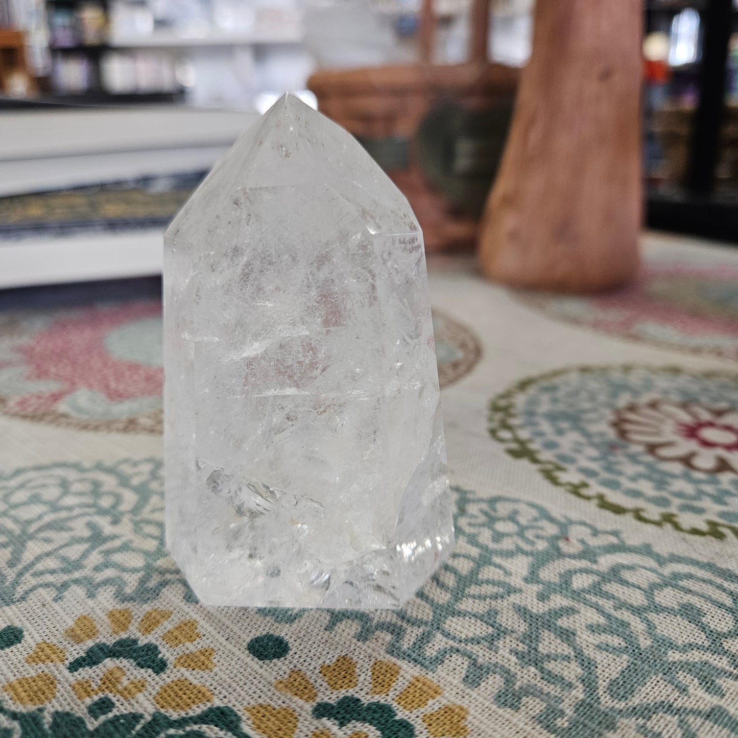 Tibetan Quartz - Tower 3" by 2" "Rainbow Flash"