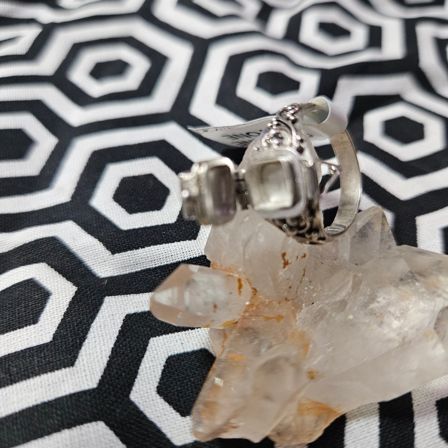 Poison Box Ring Ruby - Size 6 - Sterling Silver 925