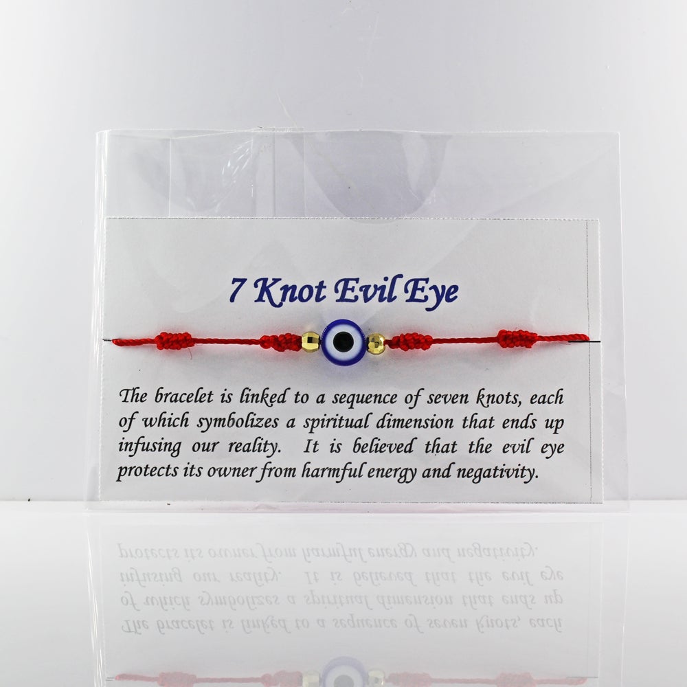 7 Knot Evil Eye Adjustable Bracelets