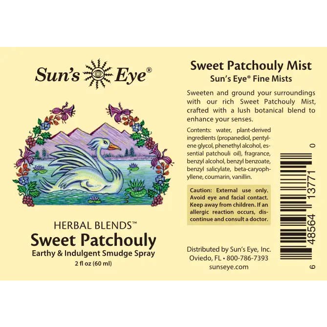 Sweet Patchouly Mist 2 fl oz