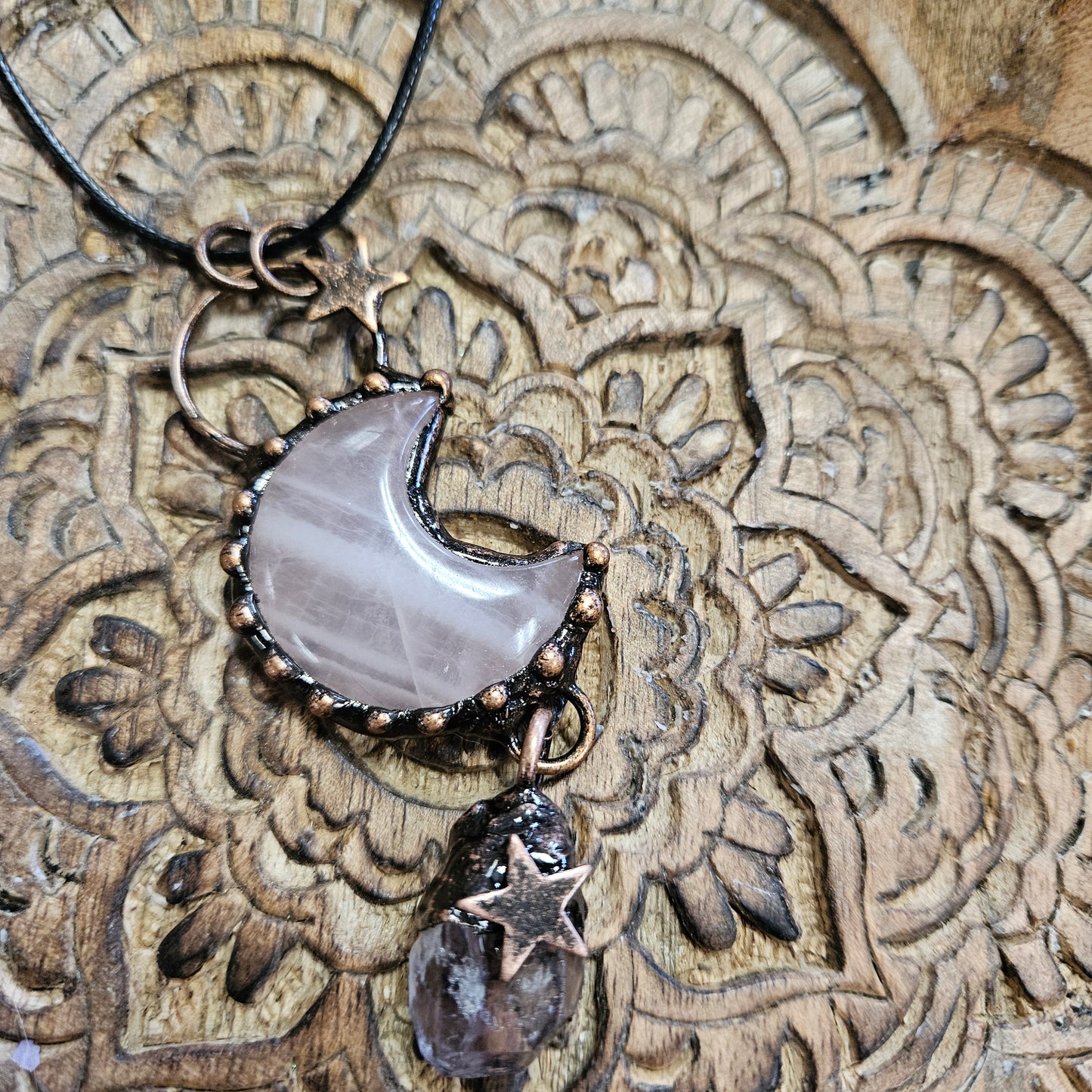 Moon Gemstone Pendents