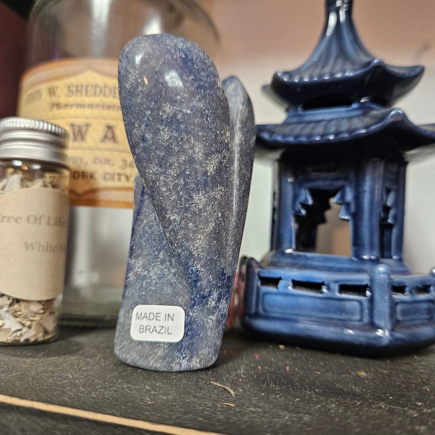 Blue Aventurine Carved Angel