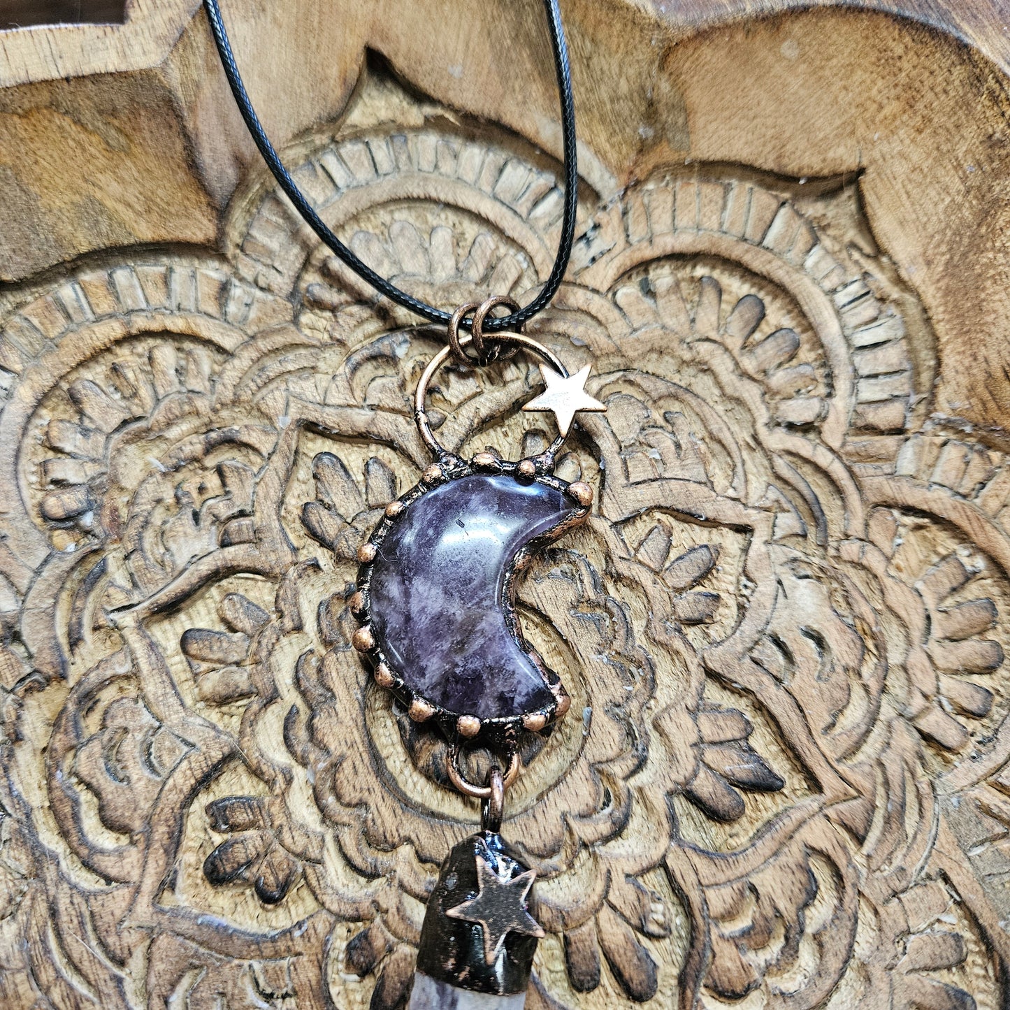 Moon Gemstone Pendents