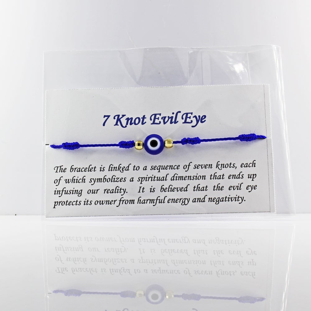 7 Knot Evil Eye Adjustable Bracelets