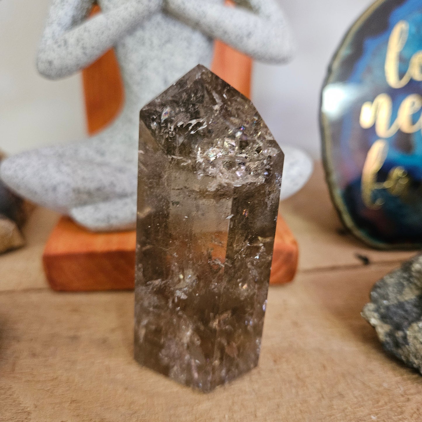 Smokey Quartz Tower Point 3" (Grade A)