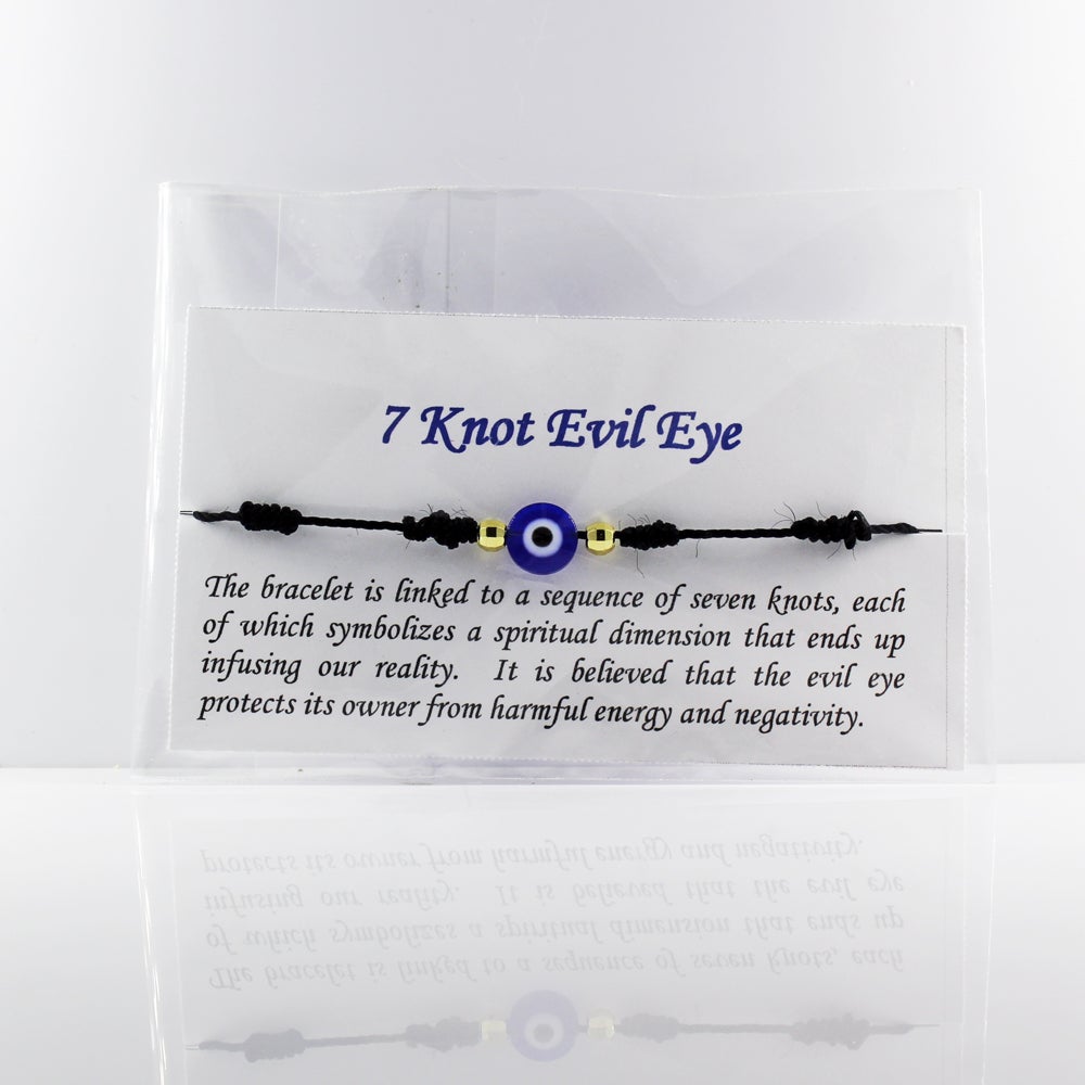 7 Knot Evil Eye Adjustable Bracelets