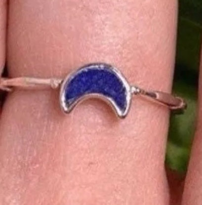 Crescent Moon Adjustable Ring