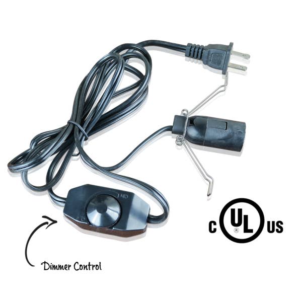 UL Listed Lamp Cord w/ Dimmer Switch
- Salt Lamp Replacement