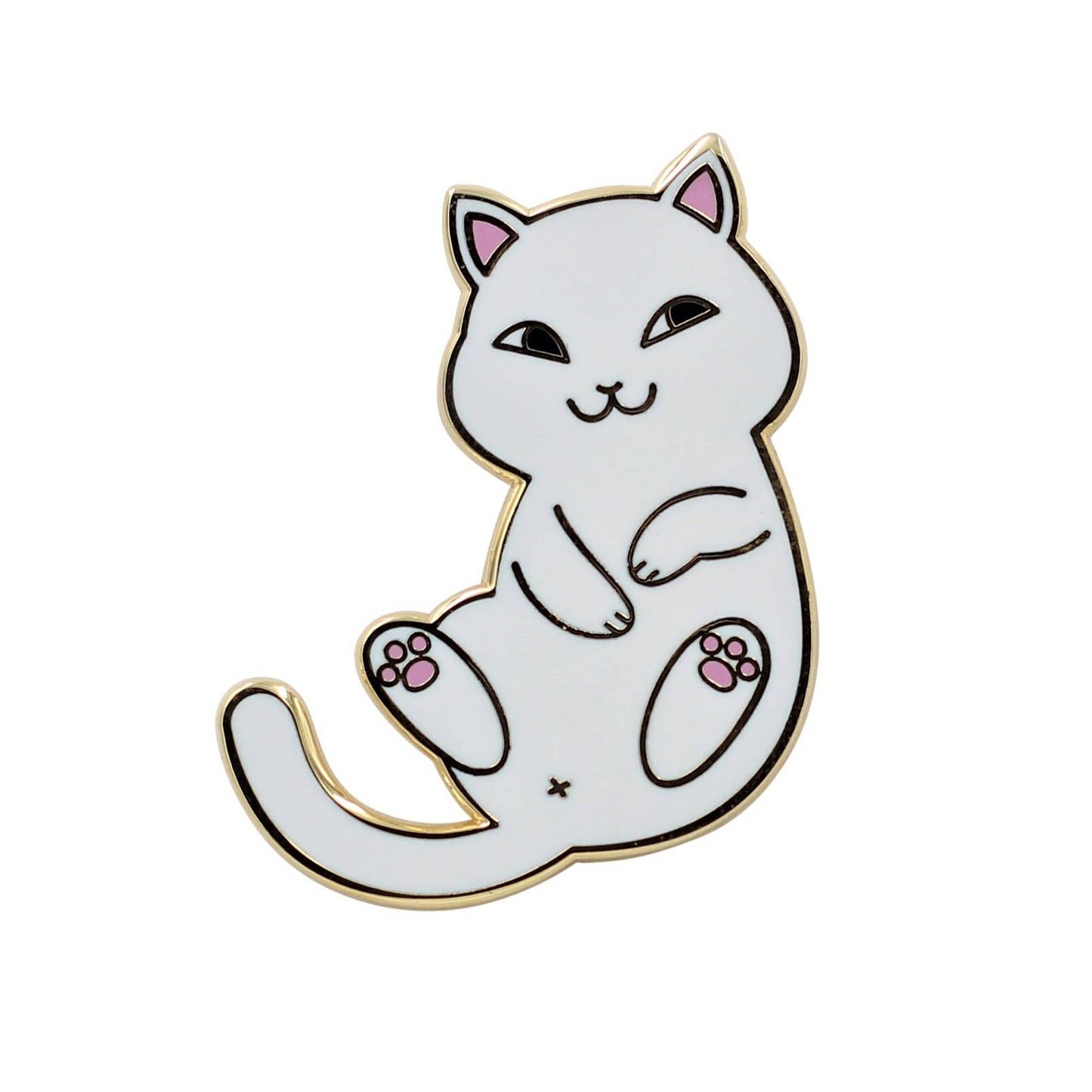 Playful Cat Enamel Pin - Cute & Funny Cat Lapel Pin