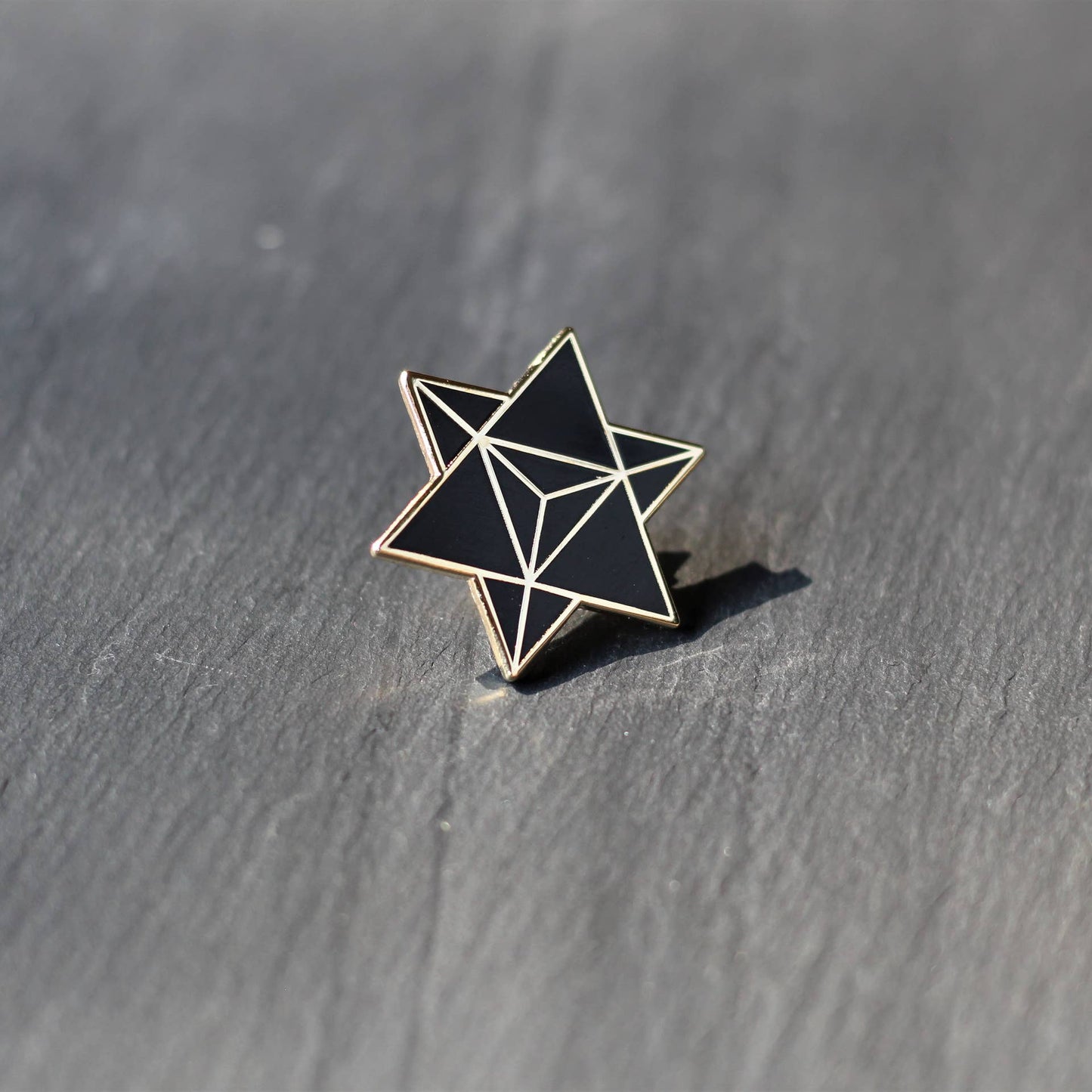 Star Merkaba / Star Tetrahedron – Enamel Pin for your Life