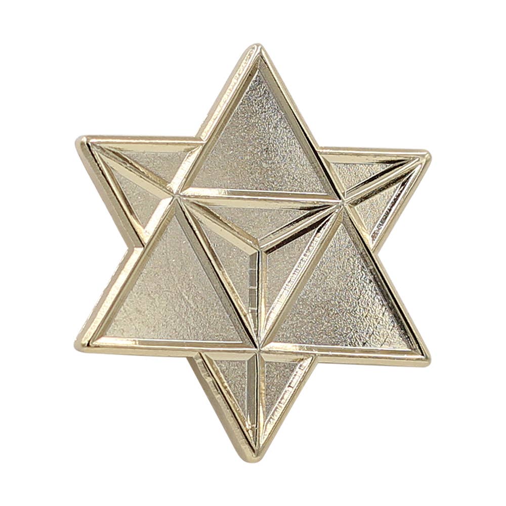 Star Merkaba / Star Tetrahedron – Enamel Pin for your Life