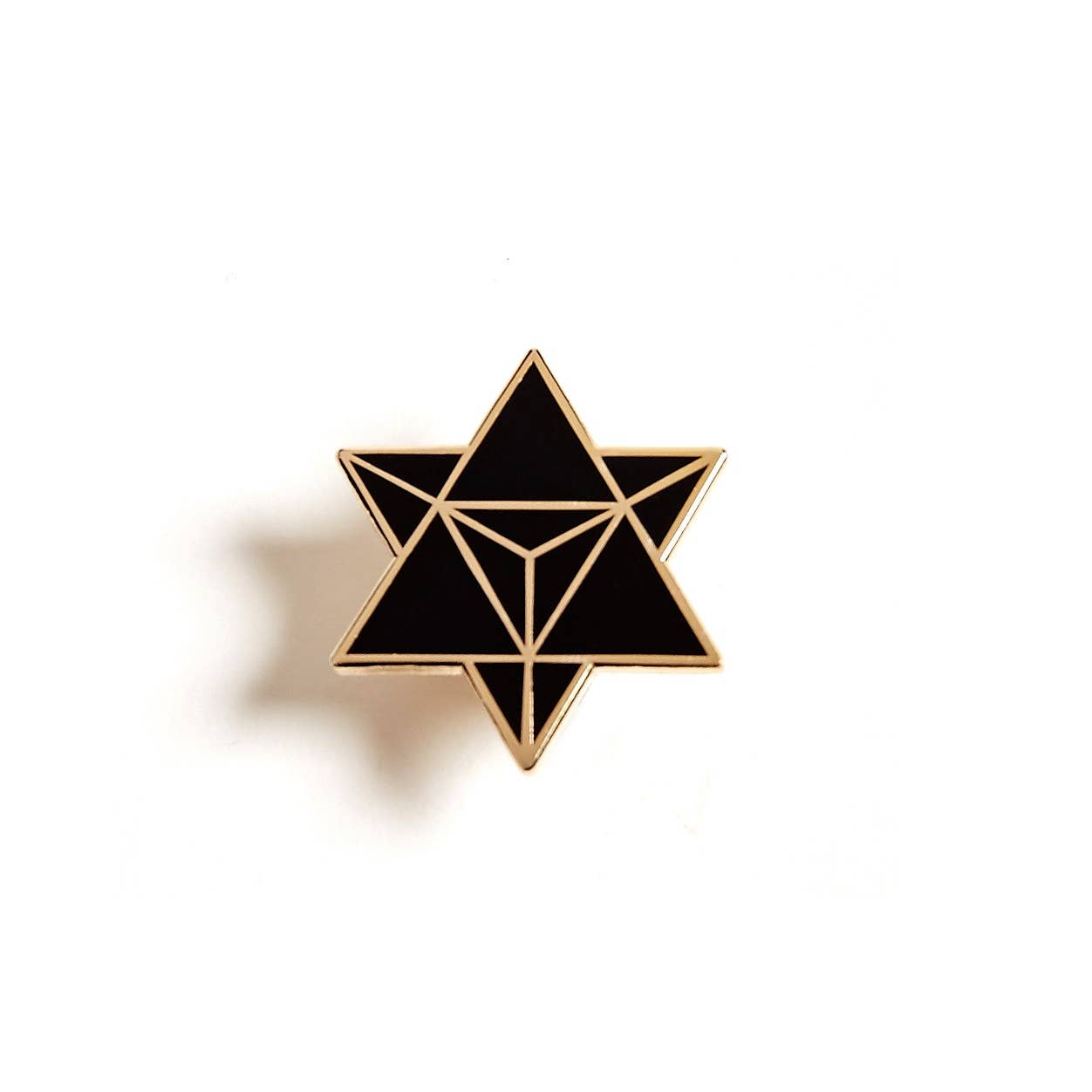 Star Merkaba / Star Tetrahedron – Enamel Pin for your Life